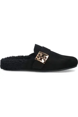 Tory Burch Mules à plaque logo
