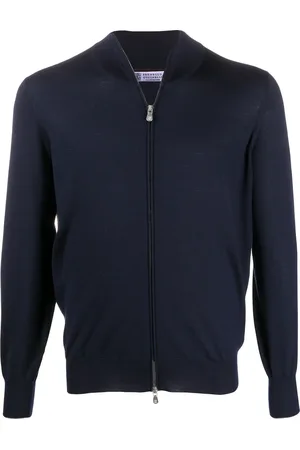 Brunello Cucinelli Sweat zippé à col montant
