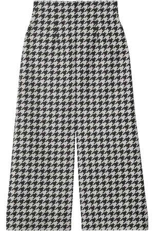 Burberry Pantalon court à motif pied-de-poule