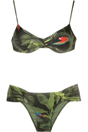 Lygia & Nanny Bikini Vitória à imprimé végétal