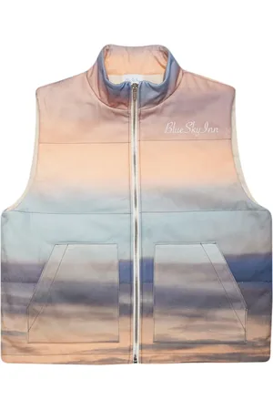 BLUE SKY INN Gilet matelassé Sunrise Clouds