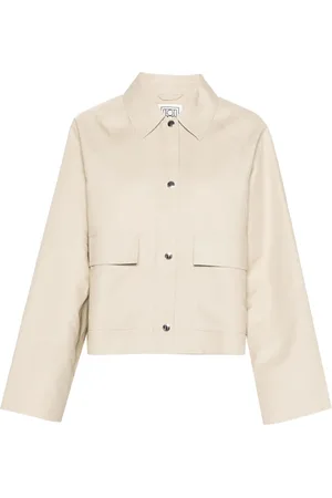 Totême Veste en coton biologique à coupe crop