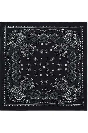 Dsquared2 écharpe en soie à imprimé bandana