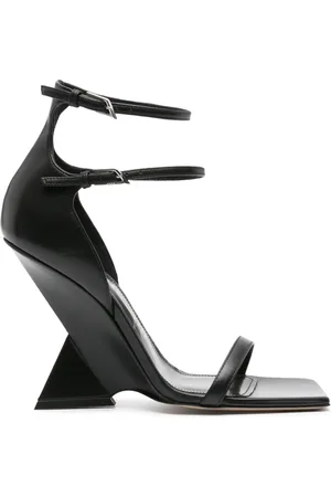 The Attico Sandales 105 mm en cuir