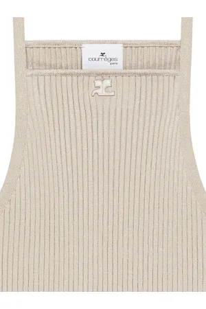 Courrèges Débardeur Pointy en maille nervurée