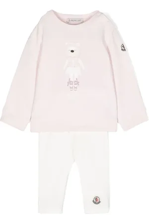 Moncler Ensemble haut-pantalon à logo imprimé
