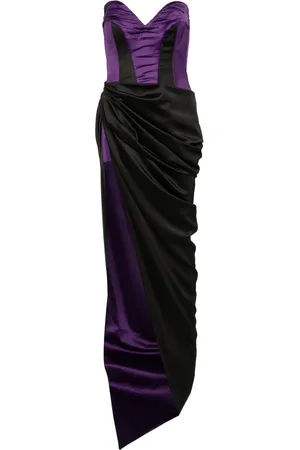 MITILIANE COUTURE Robe longue à design asymétrique