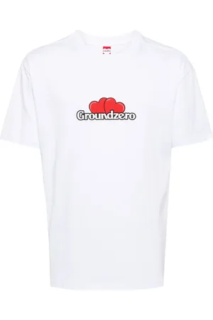 Ground Zero T-shirt en coton à logo imprimé