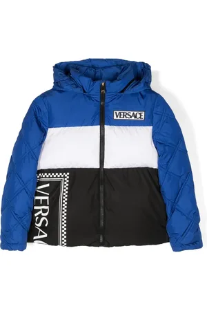 VERSACE Doudoune à logo imprimé
