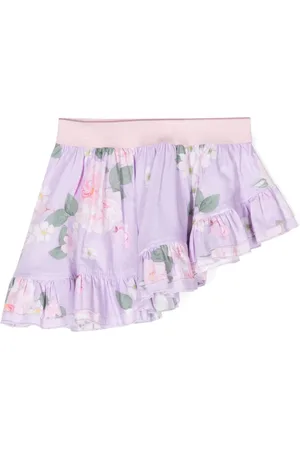 MONNALISA Minijupe asymétrique à fleurs
