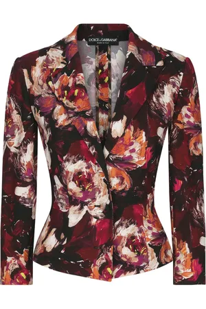 Dolce & Gabbana Blazer ajusté à fleurs