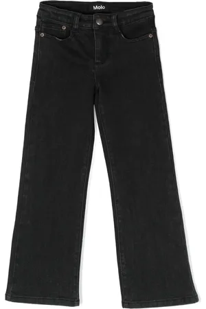 Molo Pantalon évasé Asta à effet délavé