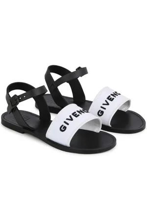 Givenchy Sandales en cuir à logo brodé