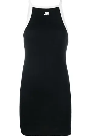 Courrèges Robe courte à design sans manches
