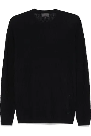 Emporio Armani Pull en maille torsadée