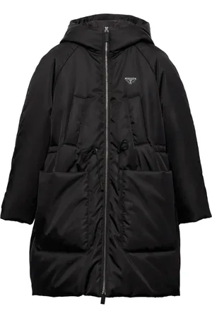 Prada Manteau à plaque logo