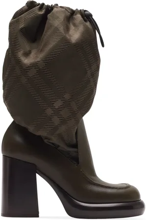 Burberry Bottines carrées à carreaux