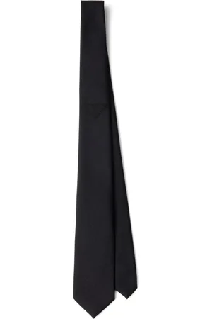 Prada Cravate à logo triangulaire