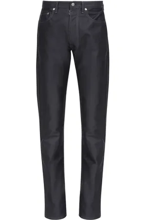 Maison Margiela Pantalon satiné à détails de coutures
