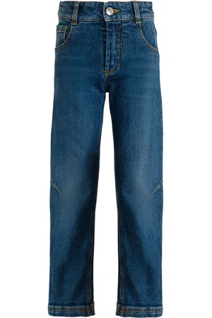 Etro Jean droit à logo brodé