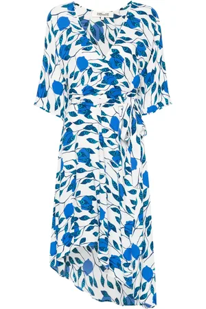 Diane von Furstenberg Robe portefeuille à coupe coute