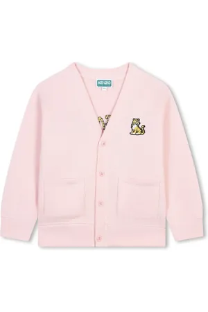 Kenzo Cardigan en polaire à tigre appliqué