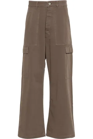 Rick Owens Pantalon en coton biologique à poches cargo