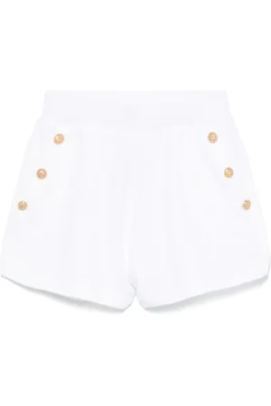Balmain Short à boutons embossés