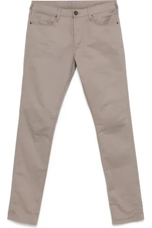 Emporio Armani Jean slim à plaque logo
