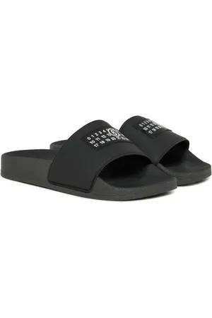 Maison Margiela Claquettes à détail de texte