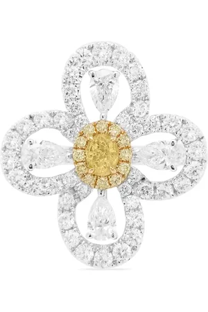 HYT Jewelry Bague en or platinum 18ct sertie de diamants
