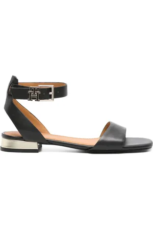 Tommy Hilfiger Sandales en cuir à plaque logo