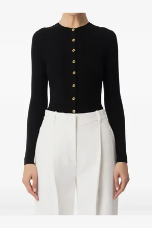 Elisabetta Franchi Cardigan à détails transparents