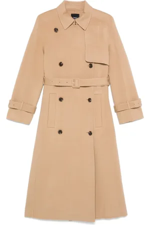 THEORY Trench à taille ceinturée