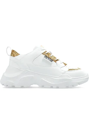 VERSACE Baskets à détails pailletés