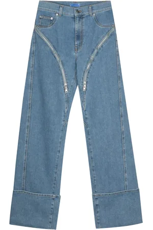 MUGLER Jean ample à fermeture zippée