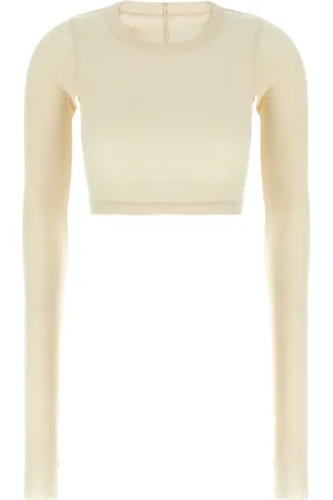 Rick Owens T-shirt à coupe crop