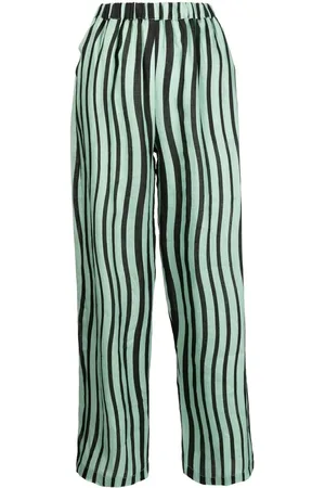 Bambah Pantalon Alya droit à rayures