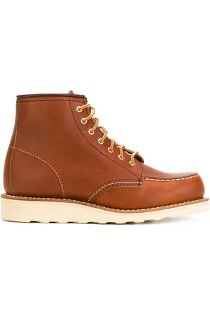 Red Wing Bottines lacées à semelle crantée