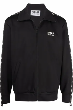 Golden Goose Veste zippée à logo imprimé