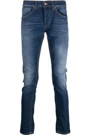 Dondup Jean droit à taille mi-haute