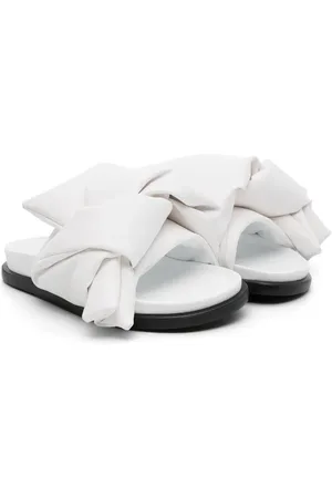 Nº21 Sandales en cuir à détail de nœud