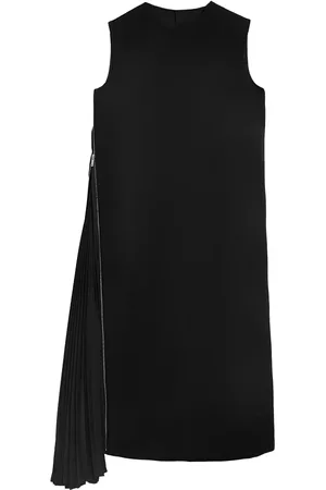 Jil Sander Robe mi-longue à détails drapés