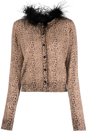 Twin-Set Cardigan à imprimé léopard