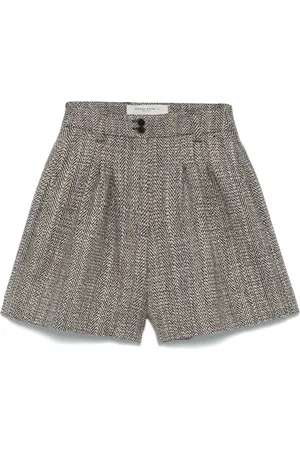 Golden Goose Short à détails plissés