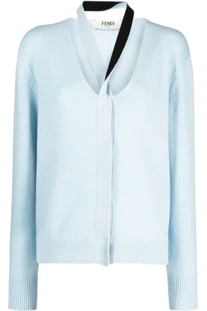Fendi Cardigan en maille à col v