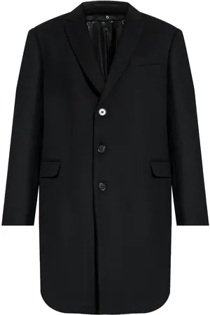 Emporio Armani Manteau droit à simple boutonnage