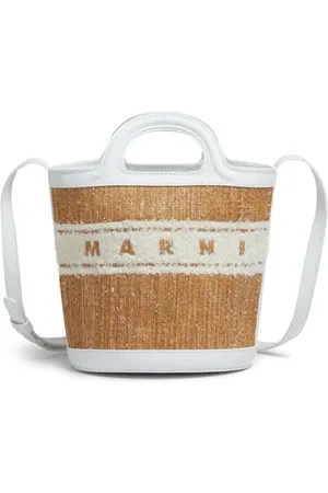 Marni Petit sac seau à logo Tropicalia brodé
