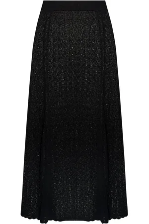 Ganni Jupe mi-longue en crochet
