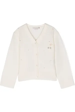 BONPOINT Cardigan en cachemire à strass